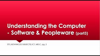 Understanding the Computer Software Peopleware [upl. by Llecrep]