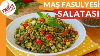 Maş Fasulyesi Salatası  Yedikçe yiyeceksiniz [upl. by Vada819]