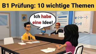 Mündliche Prüfung Deutsch B1  Gemeinsam etwas planenDialog  10 wichtige Themen  sprechen Teil 3 [upl. by Nahum]