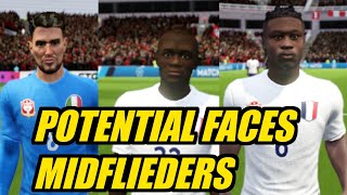 DLS 25  NEW MIDFLIEDER POTENTIAL PLAYERS FACES [upl. by Anile]