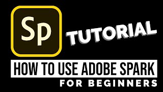 How to Use Adobe Spark Express  Beginners Tutorial [upl. by Nivlad41]