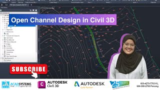 Open Channel Design in Civil 3D [upl. by Ynahpets136]