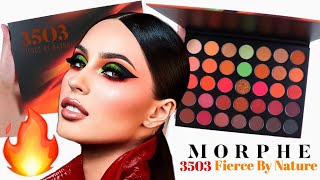 Morphe 3503 Fierce By Nature Palette Review  Swatches [upl. by Stearns]