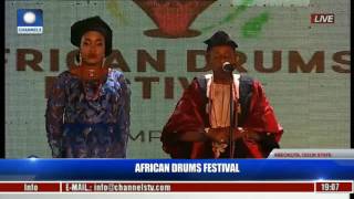 Alaafin Of Oyo At African Drums Fesitval 2 [upl. by Anilag]