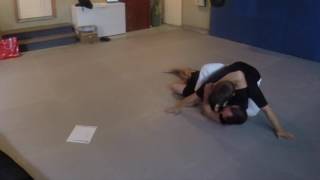 Gracie Combatives Test Side Mount Techniques Tony [upl. by Tansey]