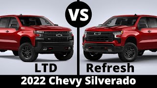 LTD vs Refreshed LT Trail Boss 2022 Chevy Silverado [upl. by Hertzog]