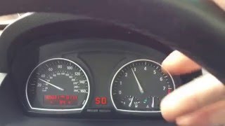 BMW X3 E83 Sport Mode Driving Hands Free Trick To Downshift [upl. by Hadeehsar]