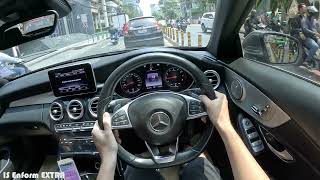 2016 MercedesBenz C300 Cabriolet A205 POV Drive [upl. by Sregor]