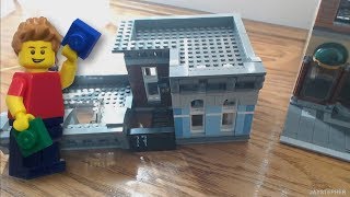 Live build of the Detectives Office by LEGO Creator 10246 Part 7 [upl. by Madonna]