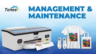 A3 L1800 DTF PRINTER VIDEO TUTORIALS  MANAGEMENT AND MAINTENANCE [upl. by Ramonda]