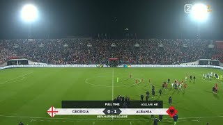 Georgia vs Albania01 All Goals and Extended Highlights [upl. by Glenden]