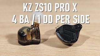 KZ ZS10 Pro X Review feat TRN ST5 [upl. by Wilie864]