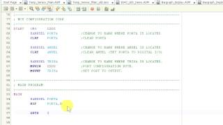 MD Lab MPLAB Assembly Language Basics BSF and BCF [upl. by Velma852]