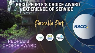 RACQ Peoples Choice Award  Experience or Service winner Paronella Park [upl. by Aliahs]