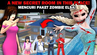 THERES A NEW ZOMBIE ELSA FROZEN YUTA MIO STOLE THE PACKAGE HORROR SECRET  SAKURA SCHOOL SIMULATOR [upl. by Greene]