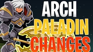 AQW ArchPaladin Class Changes  Skill Mechanic Change  Group Support and Solo Battles [upl. by Arianie]