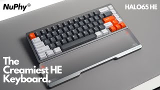 A Creamy Gaming HE Keyboard  Halo65 HE Review Unboxing amp Sound Test [upl. by Jovia]