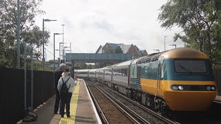 4300743008 The Cross Country HST Farewell Tour PooleParkstone and Holton Heath 260923 [upl. by Teragram]