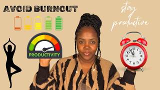 4 Powerful Strategies to Prevent Burnout THRIVE amp GROW motivation avoidburnout wellness [upl. by Etteve931]