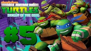 TMNT Danger Of The Ooze  Прохождение Часть 5 [upl. by Atterrol872]