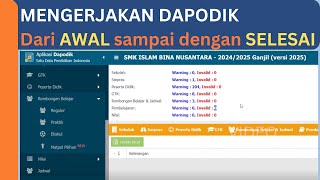 CARA MENGERJAKAN DAPODIK 2025 DARI AWAL SAMPAI SELESAI SINKRONISASI [upl. by Sulohcin]