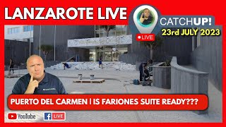 Is the Fariones Suites open yet🔴LIVE MEGA WALK UPDATE  walk around Puerto Del Carmen [upl. by Kravits]