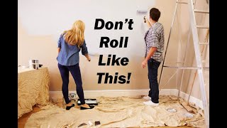 Roll Walls FAST and Easy Like a Professional  How to [upl. by Annaicul]