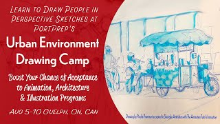 Urban Environment Drawing Portfolio Camp for Teens [upl. by Aivlis]