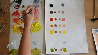 Mixing a Limited Colour Palette by Penelope Rose Cowley [upl. by Adnorhs]