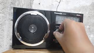 Unboxing and Sound Test Panasonic RF800U Portable Radio FM [upl. by Ecargyram432]