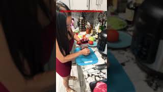 Part 1 of a colombiana cooking in Los Angeles [upl. by Aihseya394]