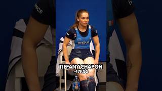 Tiffany Chapon championne du Monde 47kgs 🥇🌍 sports motivation powerlifting [upl. by Avram]