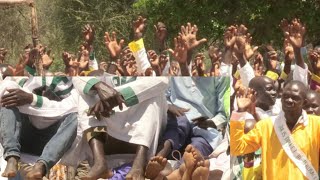 MAAJABU DINI YA ROHO MAFUTA POLE A CHURCH IN WEST POKOT WHERE WEARING SHOES IS FORBIDEN [upl. by Akihsar]