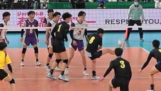 インハイ準決勝カード再び 駿台学園 vs 昇陽 第2セット 春の高校バレー2024 準決勝 亀岡聖成 小山海皇 秋本悠月 字幕推奨 Japan volleyball [upl. by Nnaeoj]