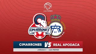 📹🐏  Cimarrones vs Real Apodaca  Liga Premier  Jornada 4 [upl. by Ingelbert]