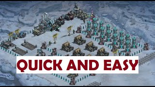 WAR COMMANDER  Prometheus Boss Base  quick and easy [upl. by Demy]