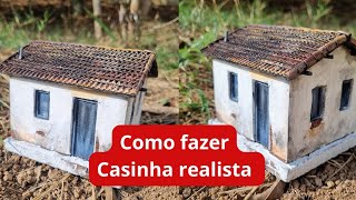 casinha realista passo a passo [upl. by Notterb]