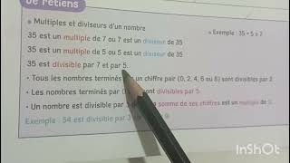 المضاعفات والقواسم Faire des Maths la leçon de Multiples et Diviseurs CM2 [upl. by Gadmon]