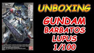 Gundam Barbatos Lupus Unboxing [upl. by Pier]