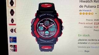 Hiwatch Relojes Deportivos Impermeables Niños [upl. by Brenden]