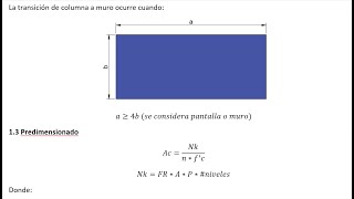 1PREDIMENSIONAMIENTO DE COLUMNAS [upl. by Groeg]