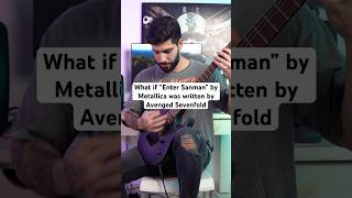 What if “Enter Sandman” by Metallica was written by Avenged Sevenfold shrots [upl. by Lavina541]