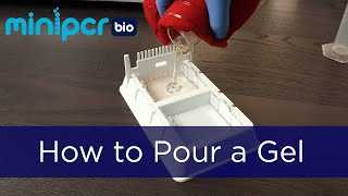 How to Pour a Gel  miniPCR bio™ [upl. by Ellersick]