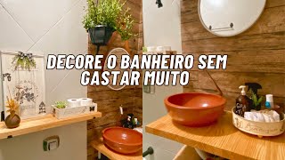 IDEIAS SIMPLES E BARATAS PARA DECORAR E DEIXAR O BANHEIRO MAIS BONITO [upl. by Aikmat]