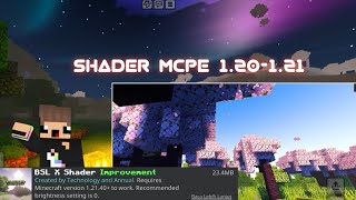 Shaders MCPE ini waduh  SHADERS MCPE 121 Cinematic [upl. by Noitsuj709]