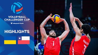 🇺🇦 UKR vs 🇨🇱 CHL  Quarter Finals  Volleyball Challenger Cup Men  Highlights [upl. by Bowers918]