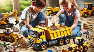 new toys car jcb tipper truck dumper 😲 new toys video 2024 toys jcb tipper new ideas 💡 for kids [upl. by Bil]