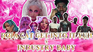 Doja Cat Get Into It Yuh x Industry Baby Marshup Audio  Doja Cat  Lil Nas X [upl. by Ellerret]