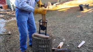 Kindling Cracker Firewood Kindling Splitter Review [upl. by Neeron]