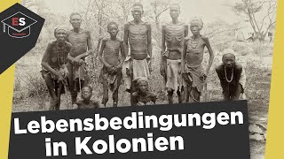 Lebensbedingungen in den Kolonien  Verwaltung Bildung Gesundheit  Kolonien einfach erklärt [upl. by Lotsirk849]